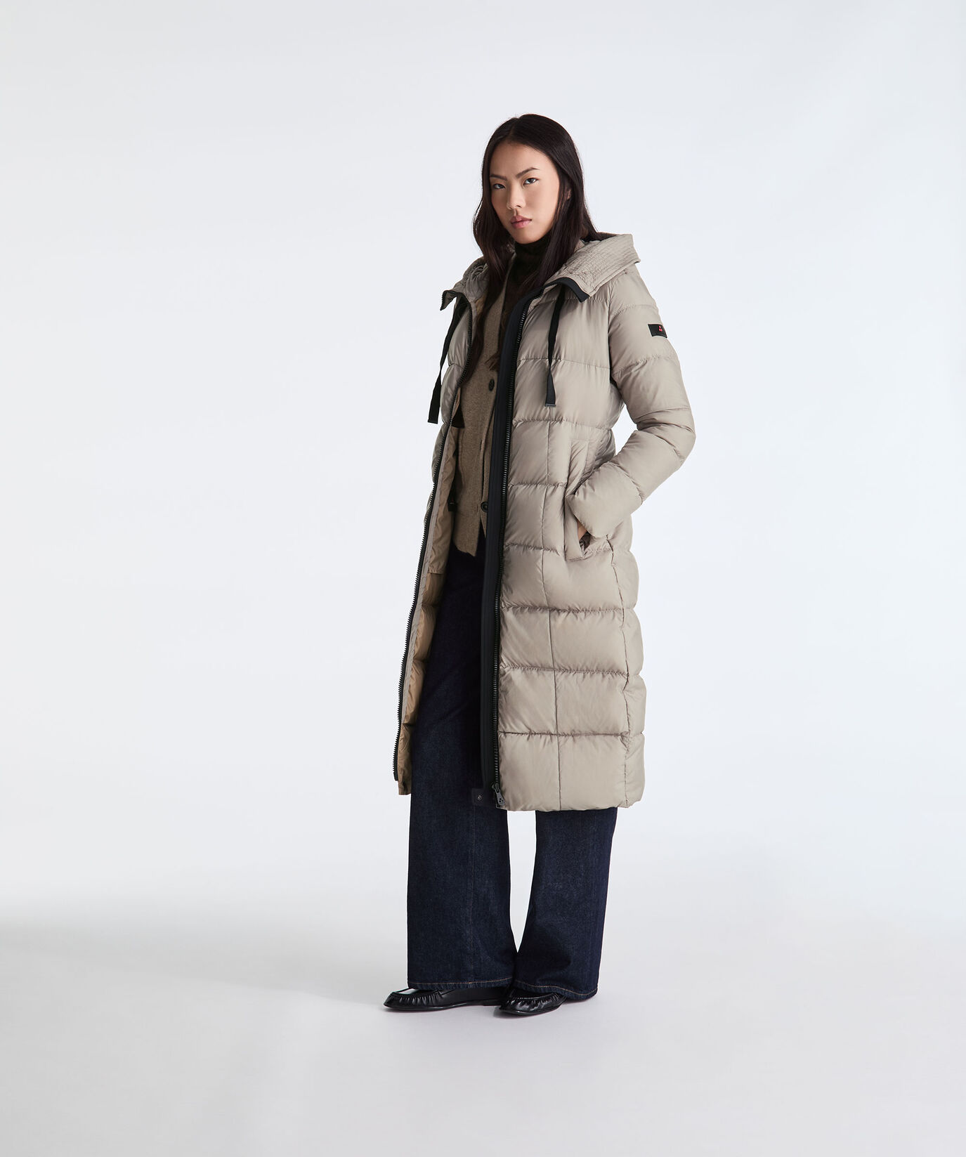 Recycled Polyester Long Down Jacket  Peuterey - large image number 0
