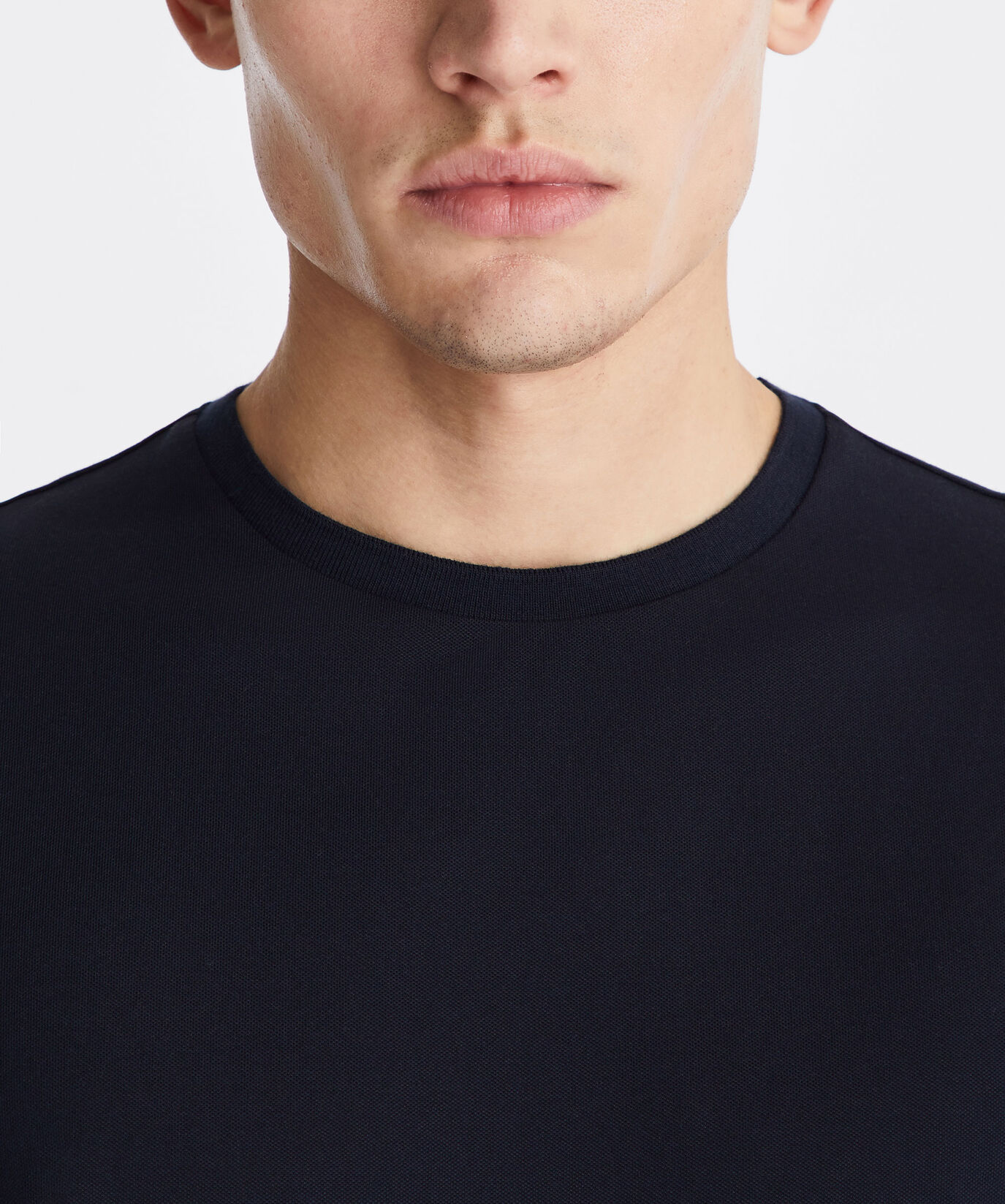 Stretch cotton and silk pique t-shirt  Peuterey - large