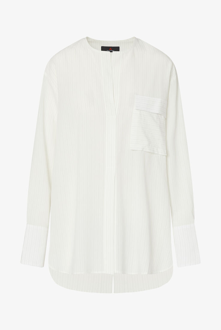 Chemise oversize en viscose m&eacute;lang&eacute;e  Peuterey - still-fondo-neutro