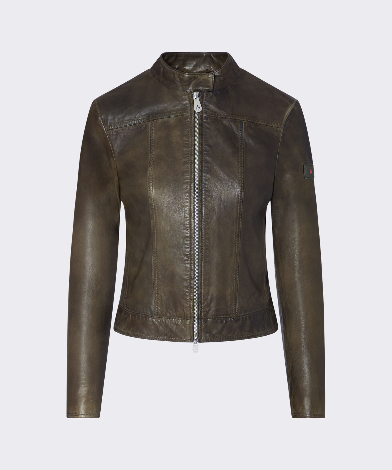 Bikerjacke aus Leder mit Used-Effekt  Peuterey - large