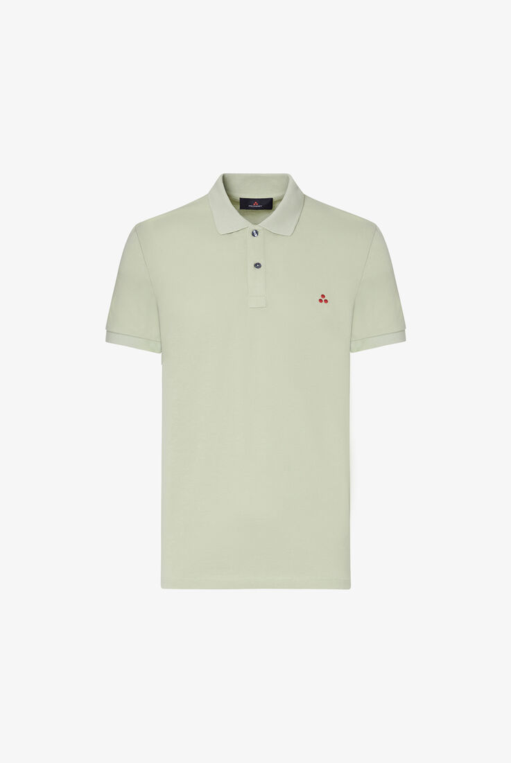 Polo de piqu&eacute; de algod&oacute;n con logo bordado  Peuterey - still-fondo-neutro