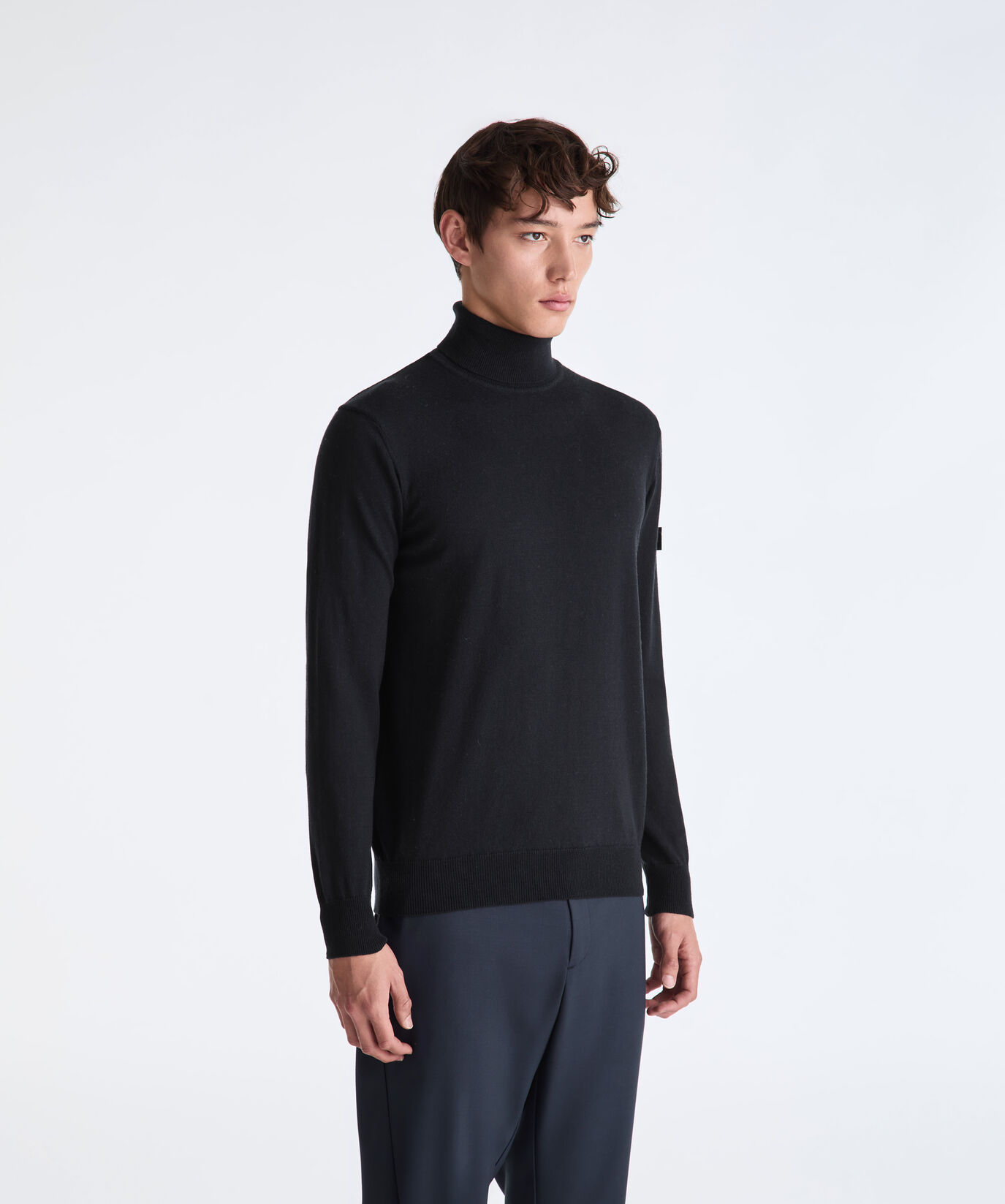 Wool and Cotton Blend Turtle-Neck Sweater  Peuterey - large image number 1