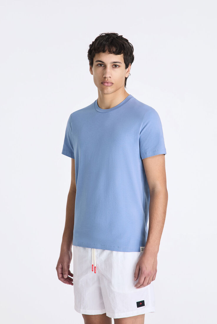 Stretch cotton T-shirt with printed logo  Peuterey - medium