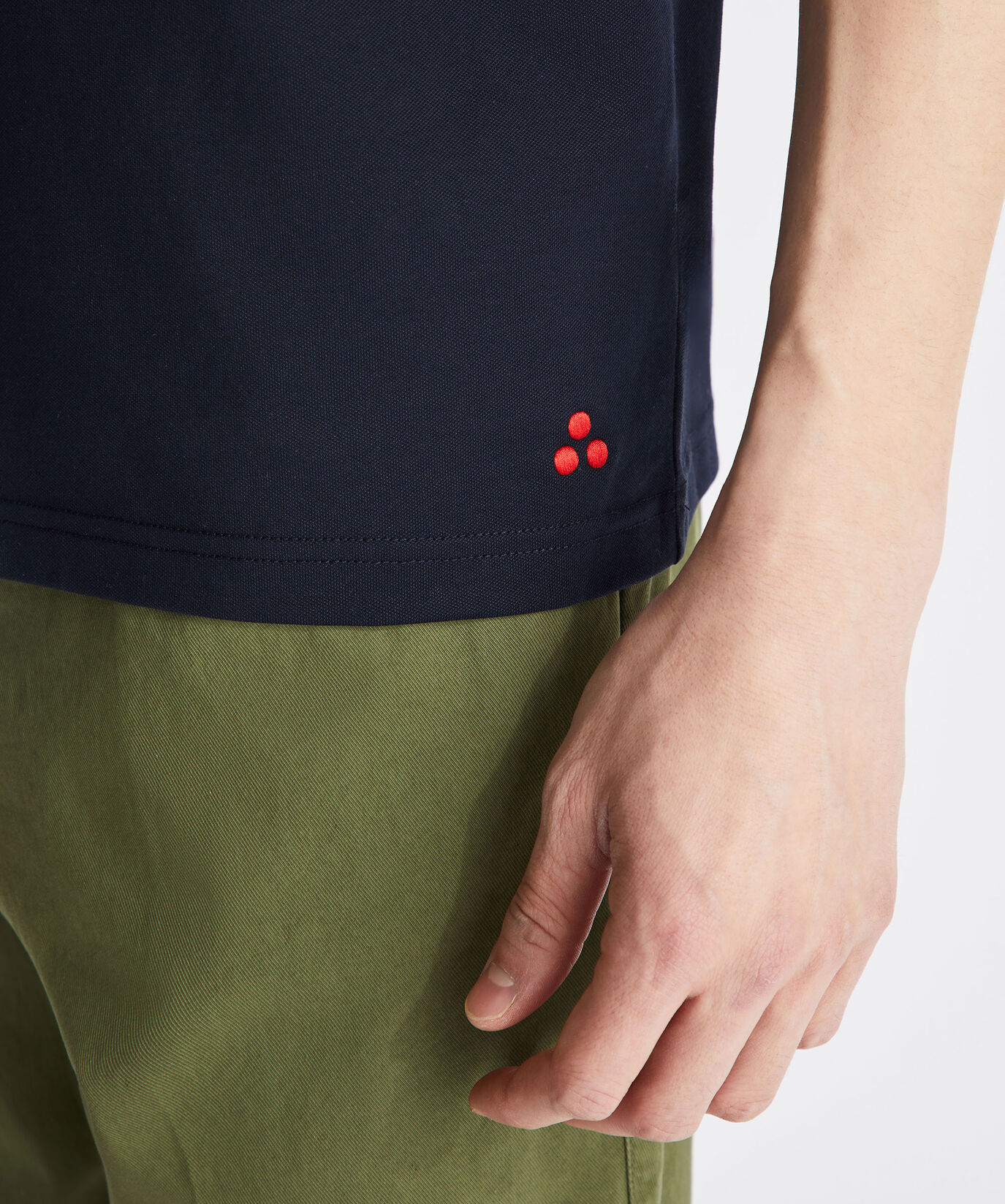 Poloshirt aus Baumwolltrikot mit Pikeemuster  Peuterey - large