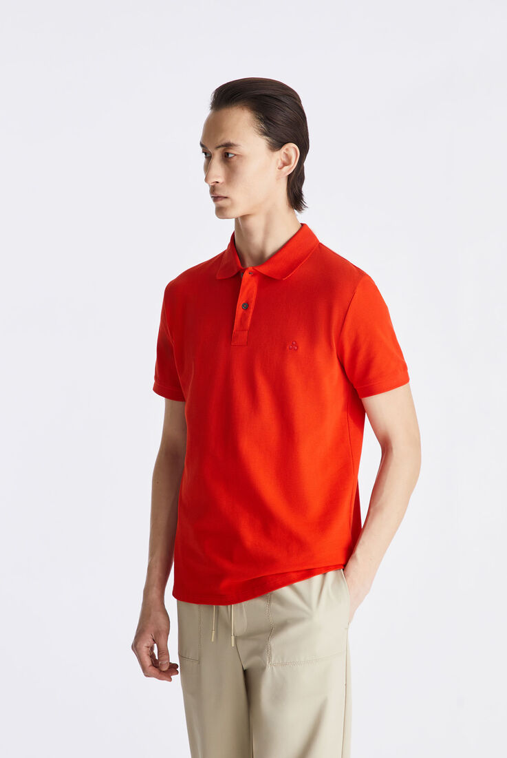 Poloshirt aus Baumwoll-Piqu&eacute; mit gesticktem Logo  Peuterey - medium