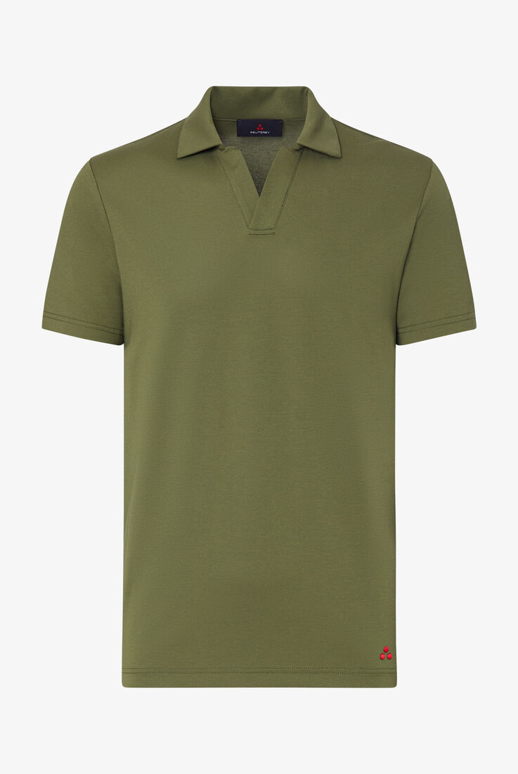 Cotton pique knit polo shirt  Peuterey - still-fondo-neutro