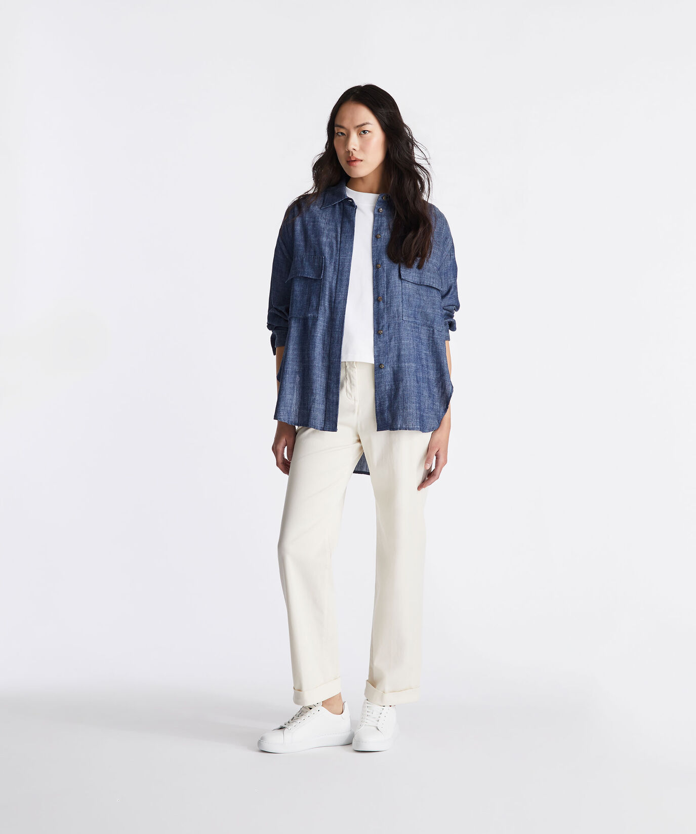 Pantalon en gabardine de coton stretch  Peuterey - large image number 0