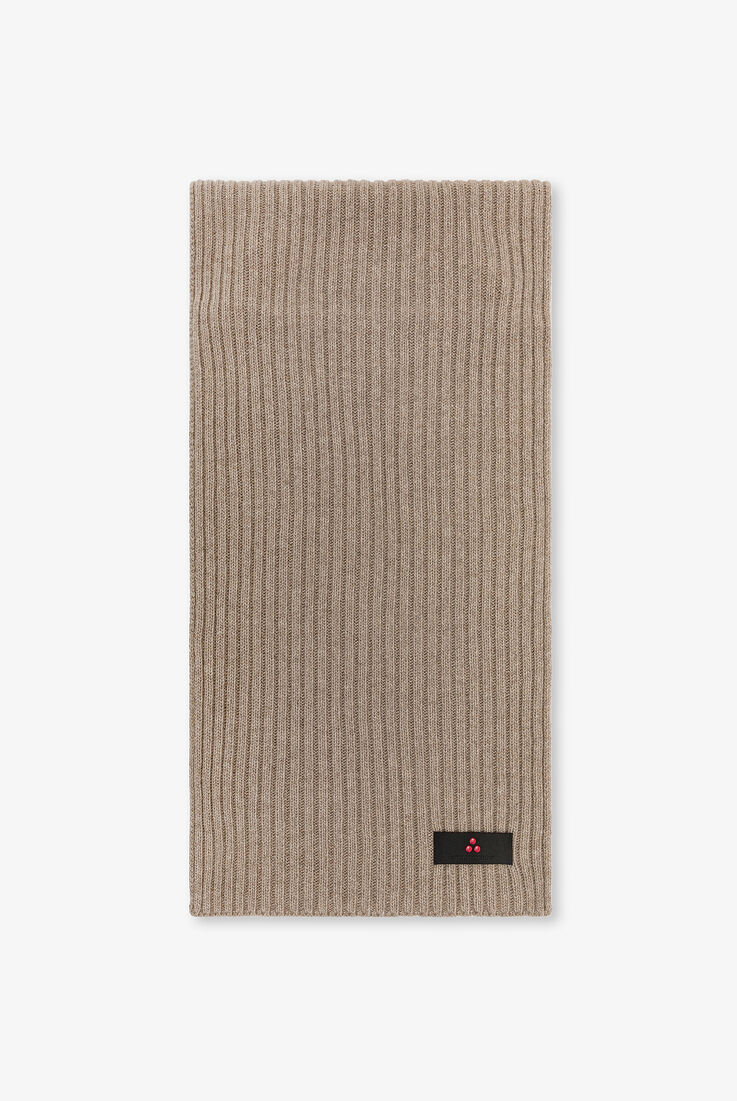 Ribbed Cashmere Blend Scarf  Peuterey - still-fondo-neutro