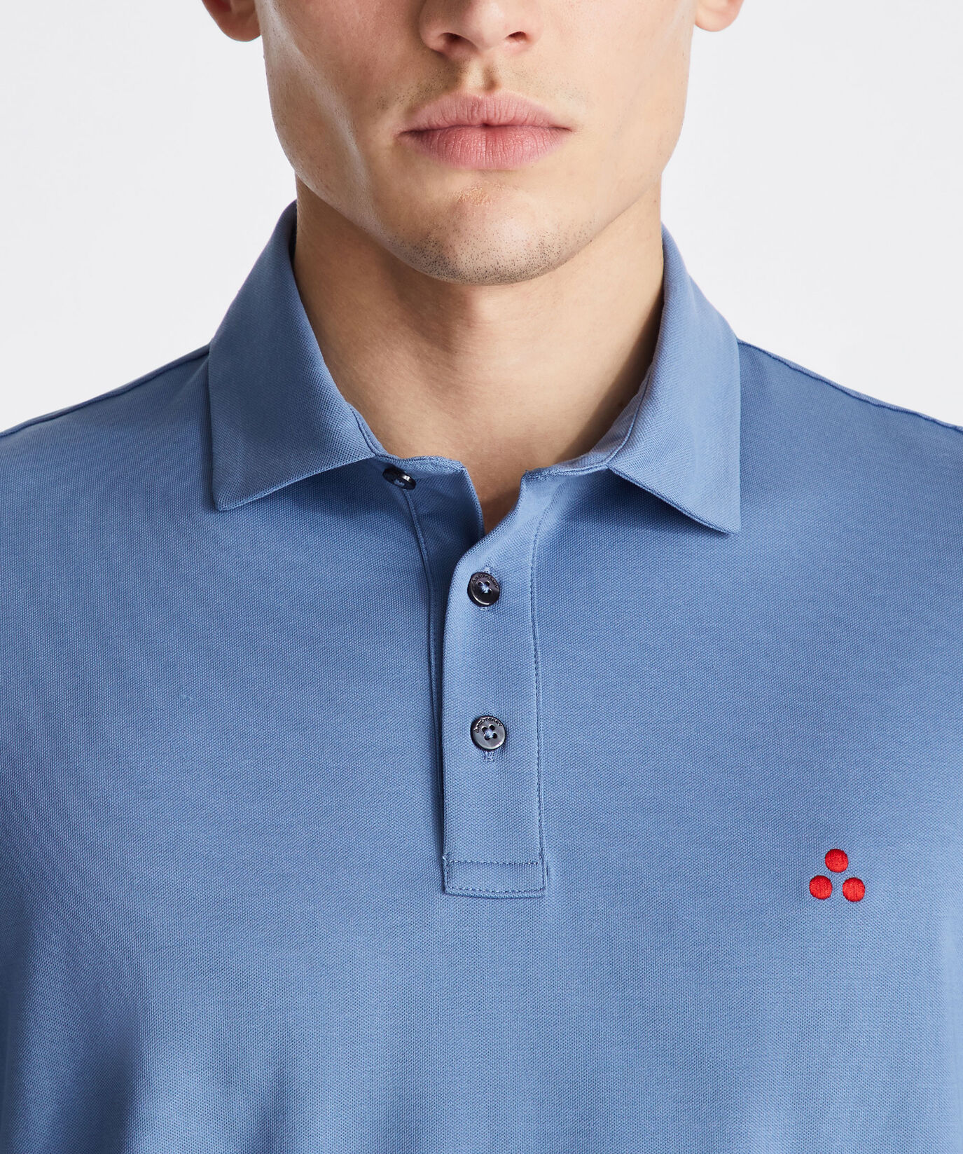 Stretch cotton pique polo shirt  Peuterey - large