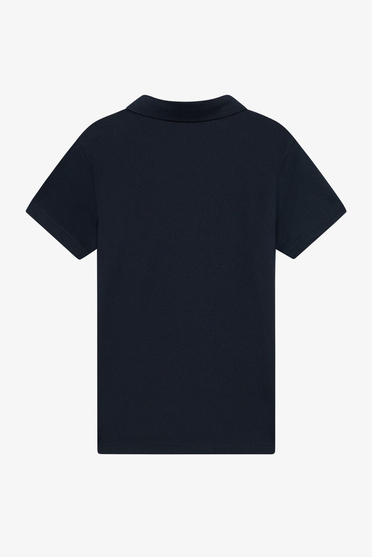 Polo en piqu&eacute; stretch de coton, polyester et soie  Peuterey - medium