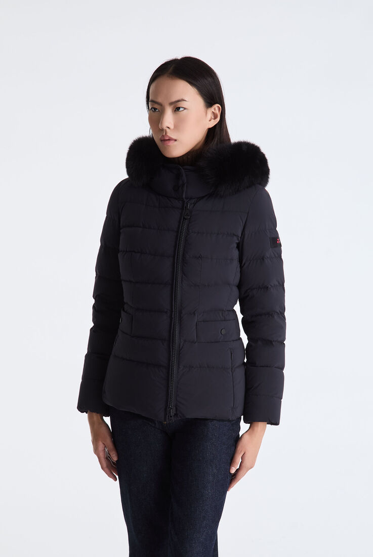 Short Hooded Down Jacket with Fur  Peuterey - medium