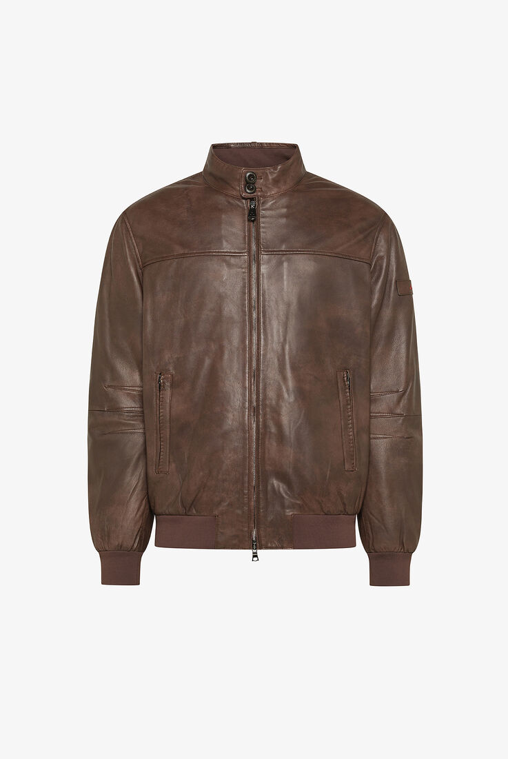 Leder-Bomberjacke im Vintage-Look  Peuterey - still-fondo-neutro