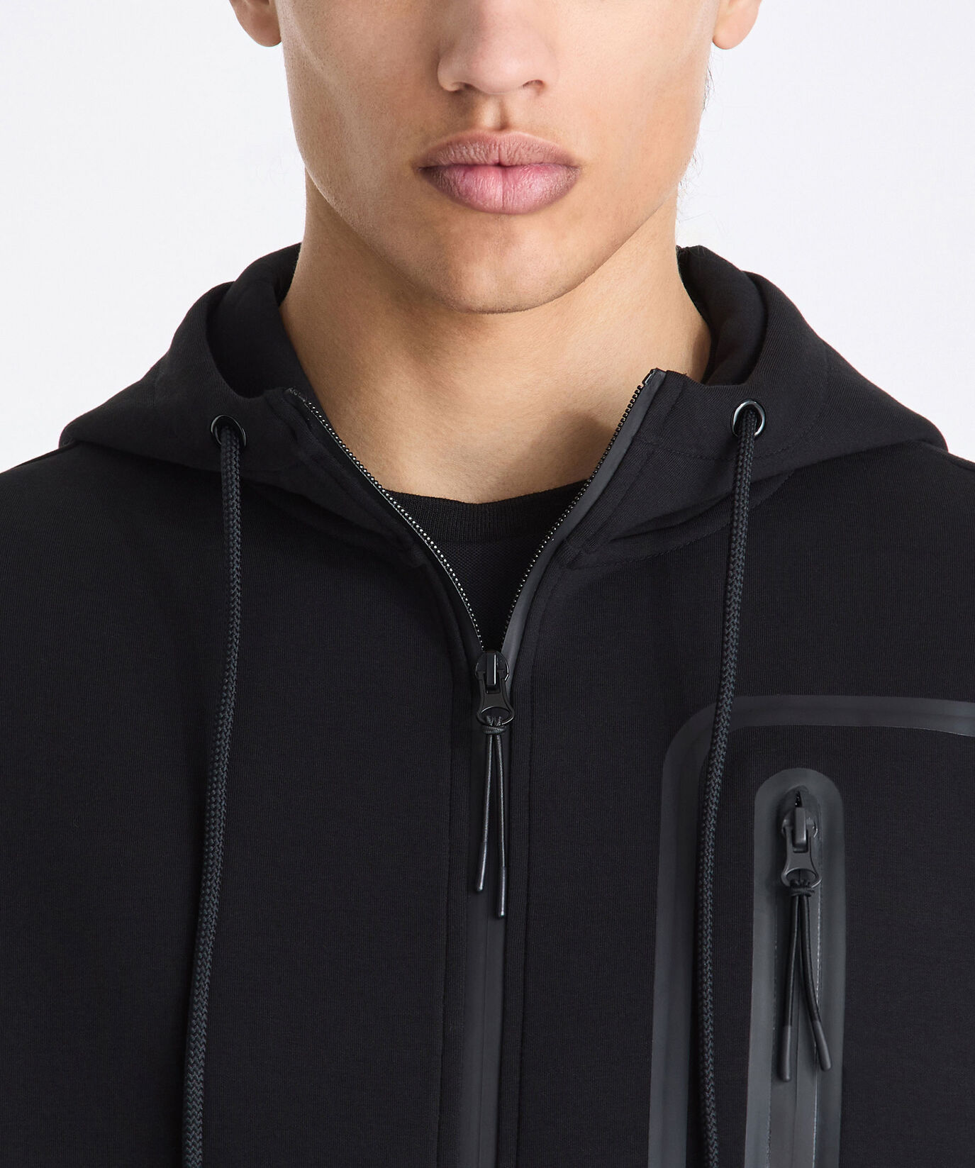 Felpa con cappuccio e taschino sul petto  Peuterey - large