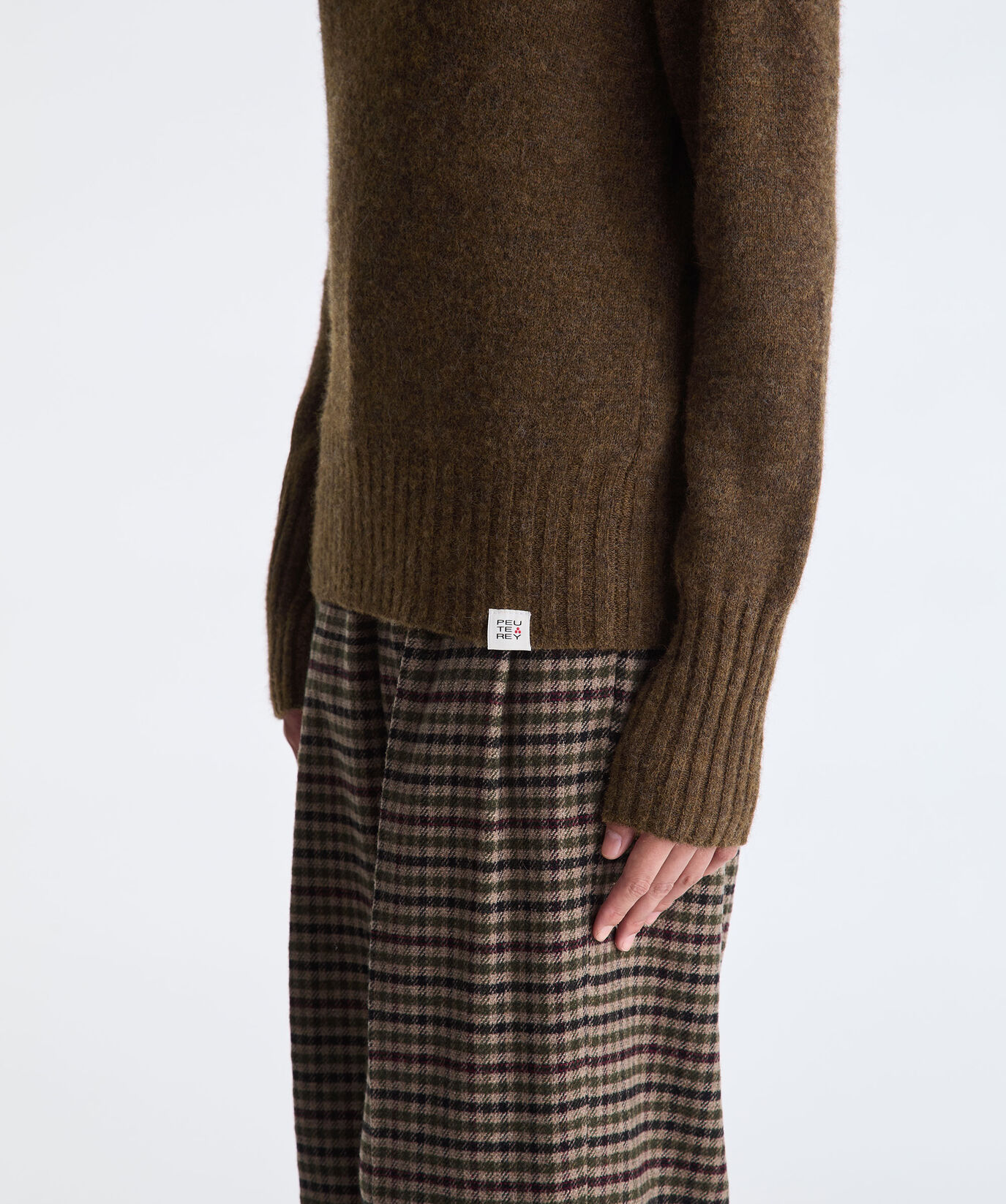 Maglia a collo alto in misto alpaca  Peuterey - large image number 2