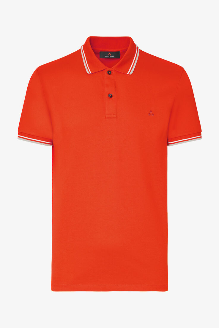 Stretch cotton pique polo shirt  Peuterey - still-fondo-neutro