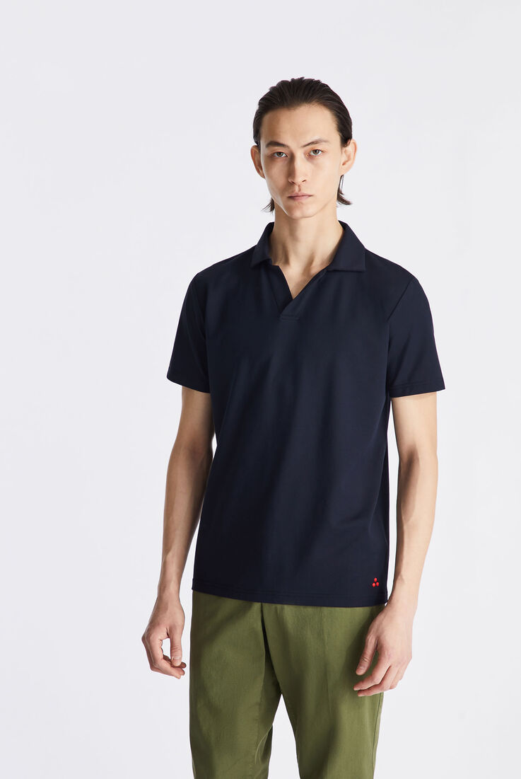 Poloshirt aus Baumwolltrikot mit Pikeemuster  Peuterey - medium