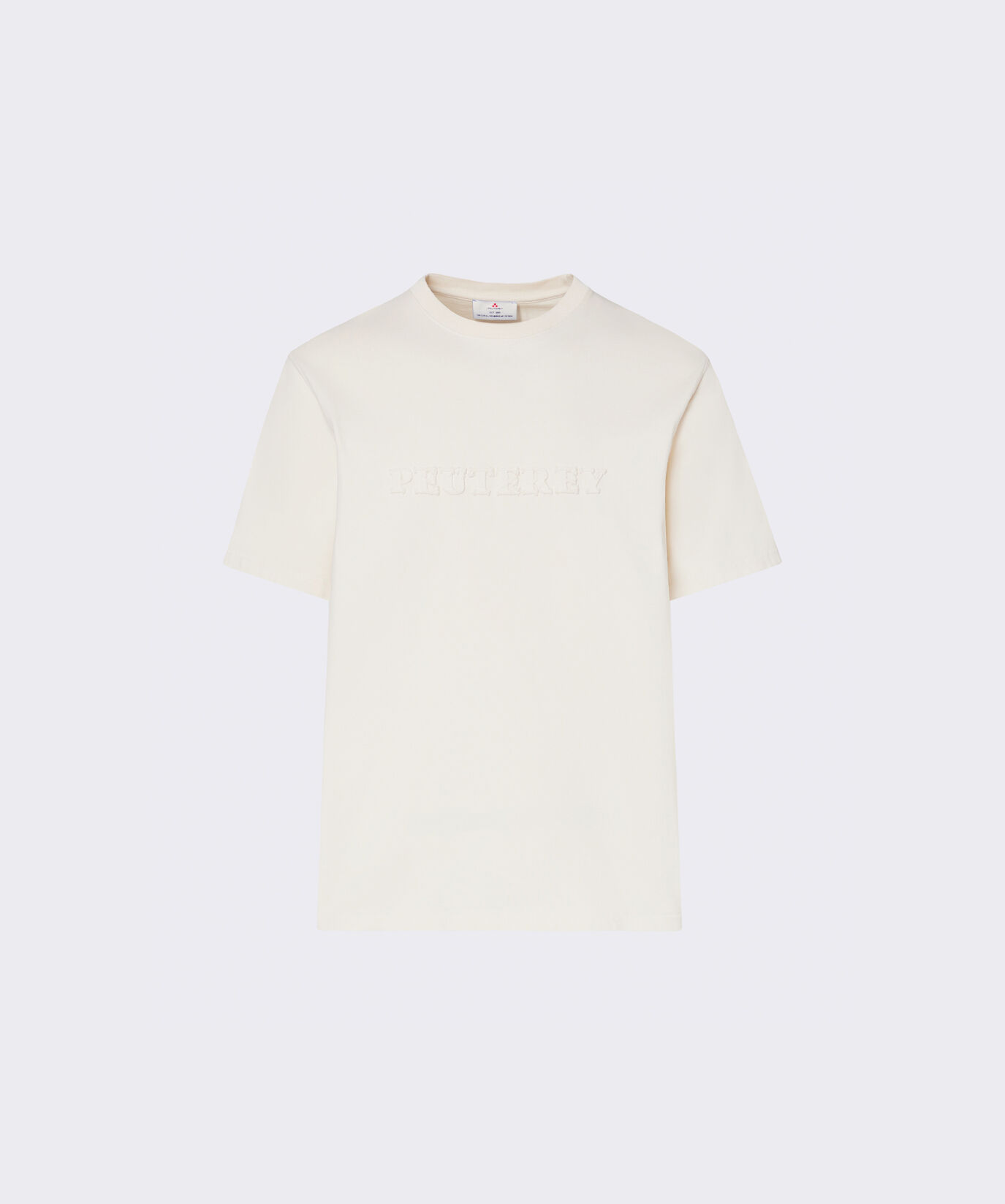 T-Shirt mit aufgesticktem Relief-Schriftzug  Peuterey - large