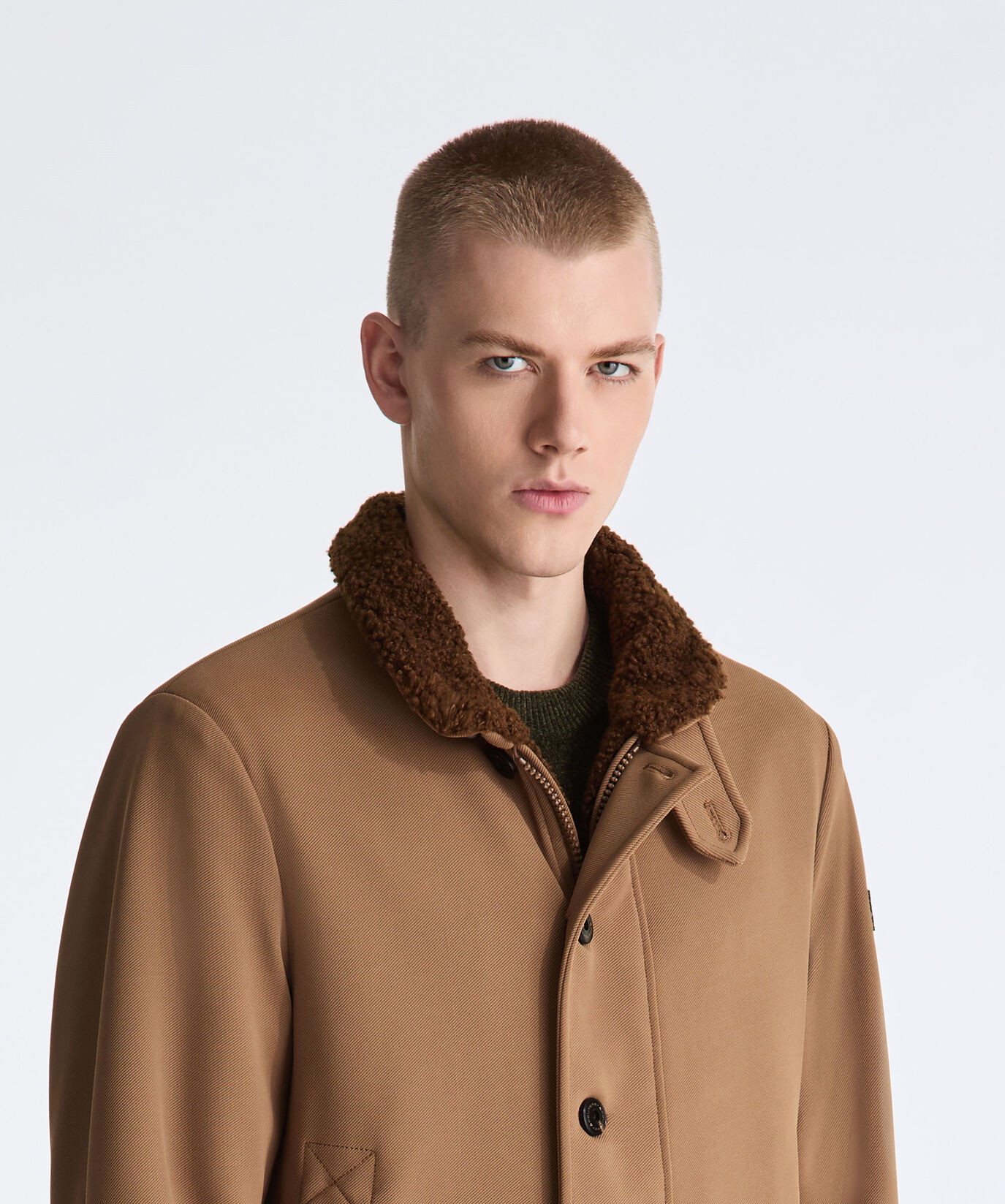 Short Jacket with Faux Fur Lining  Peuterey - large