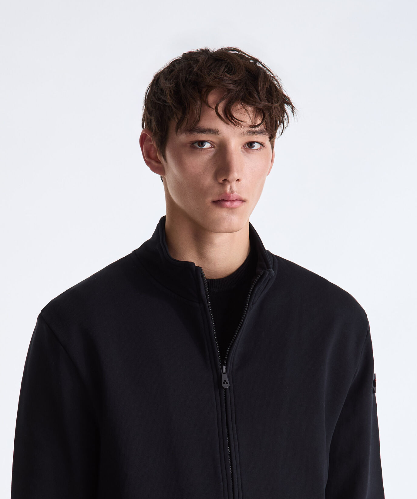 Full-Zip Sweatshirt with Stand-Up Collar  Peuterey - large