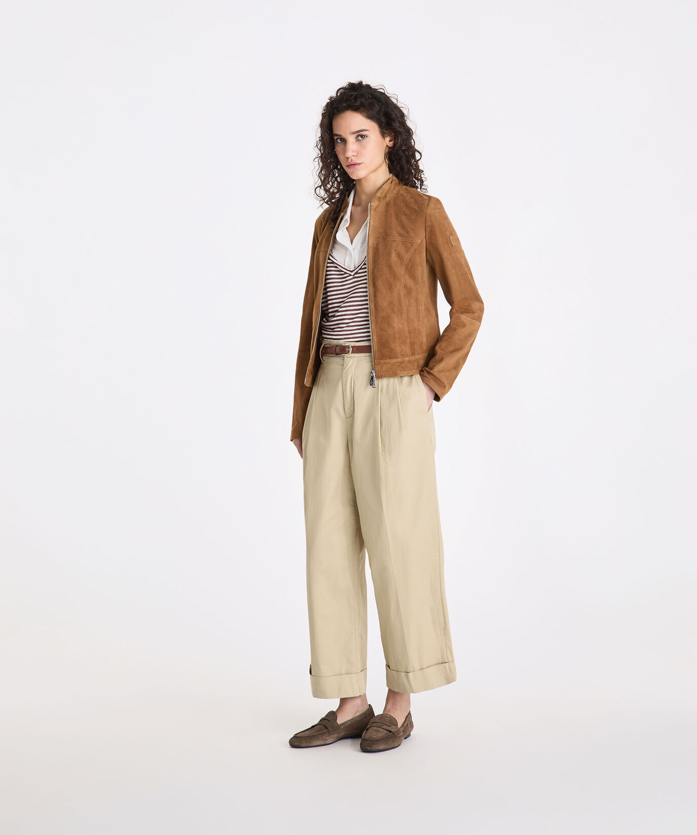 Suede leather biker jacket  Peuterey - large image number 0