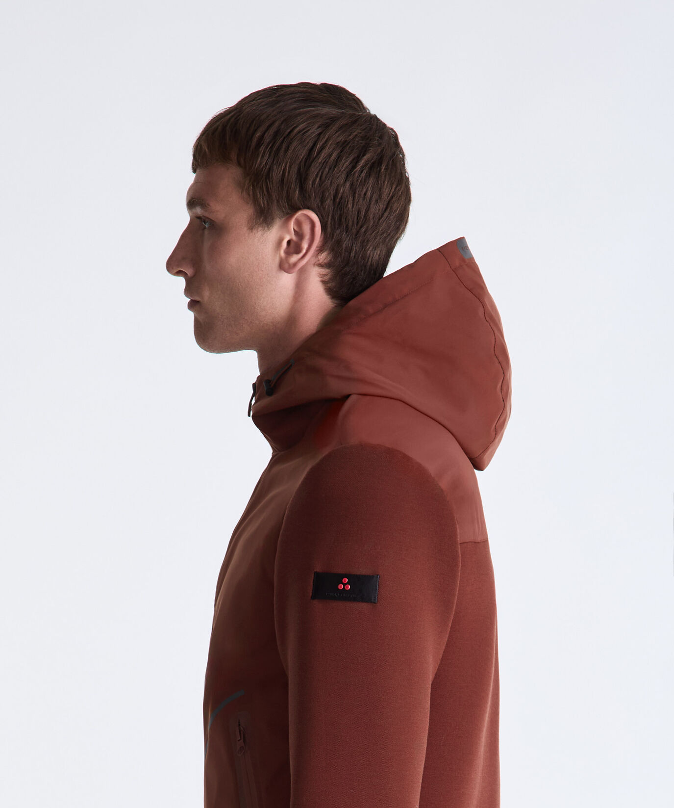 Gef&uuml;ttertes Hybrid-Sweatshirt aus zwei Stoffen  Peuterey - large