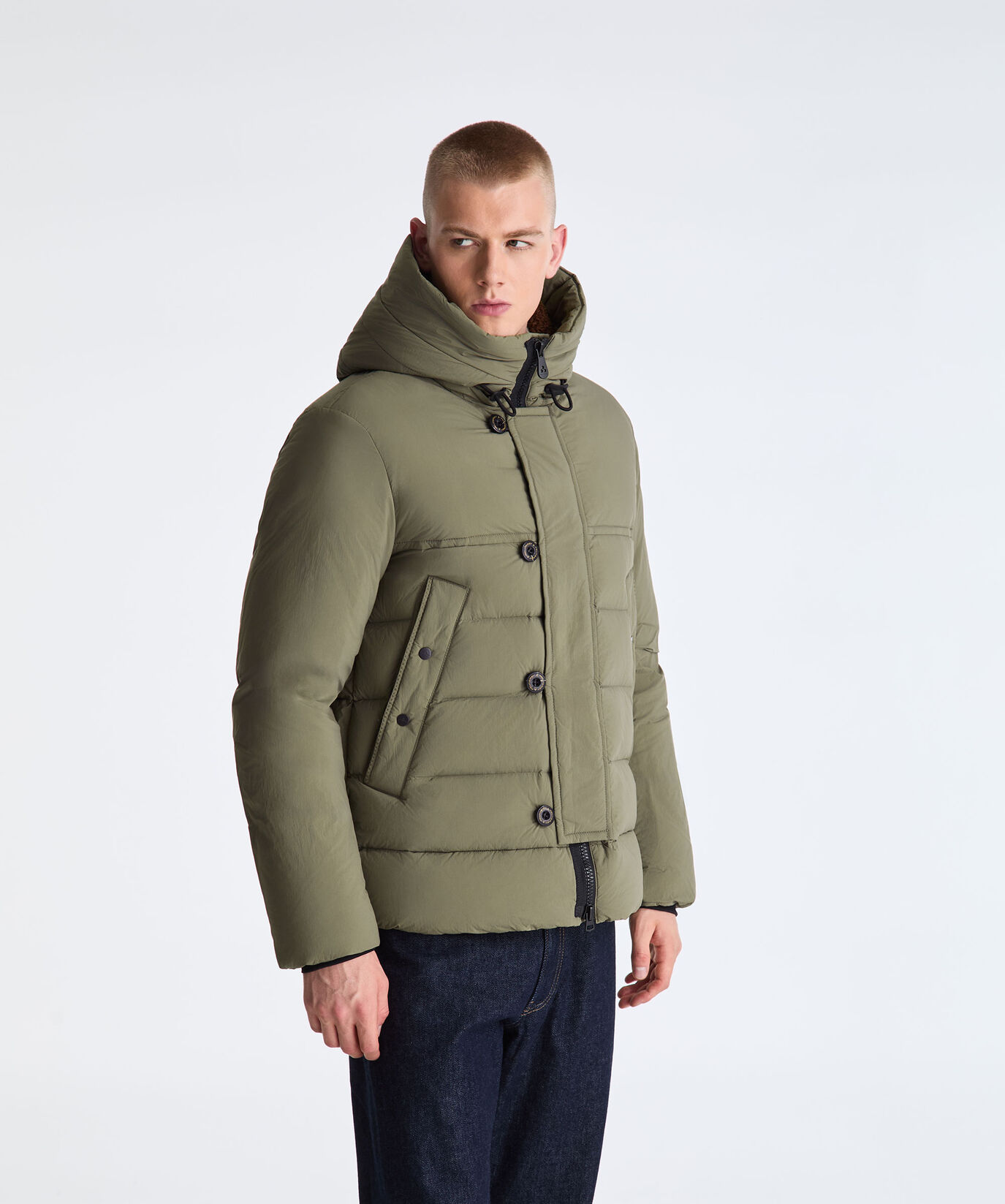 Down Jacket with Irregular Quilting  Peuterey - large image number 1