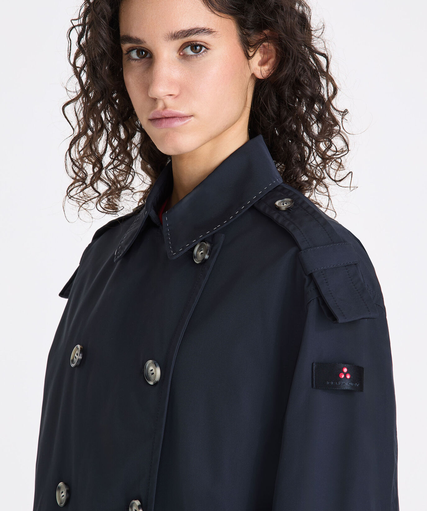 Short double-breasted trench coat  Peuterey - large image number 2