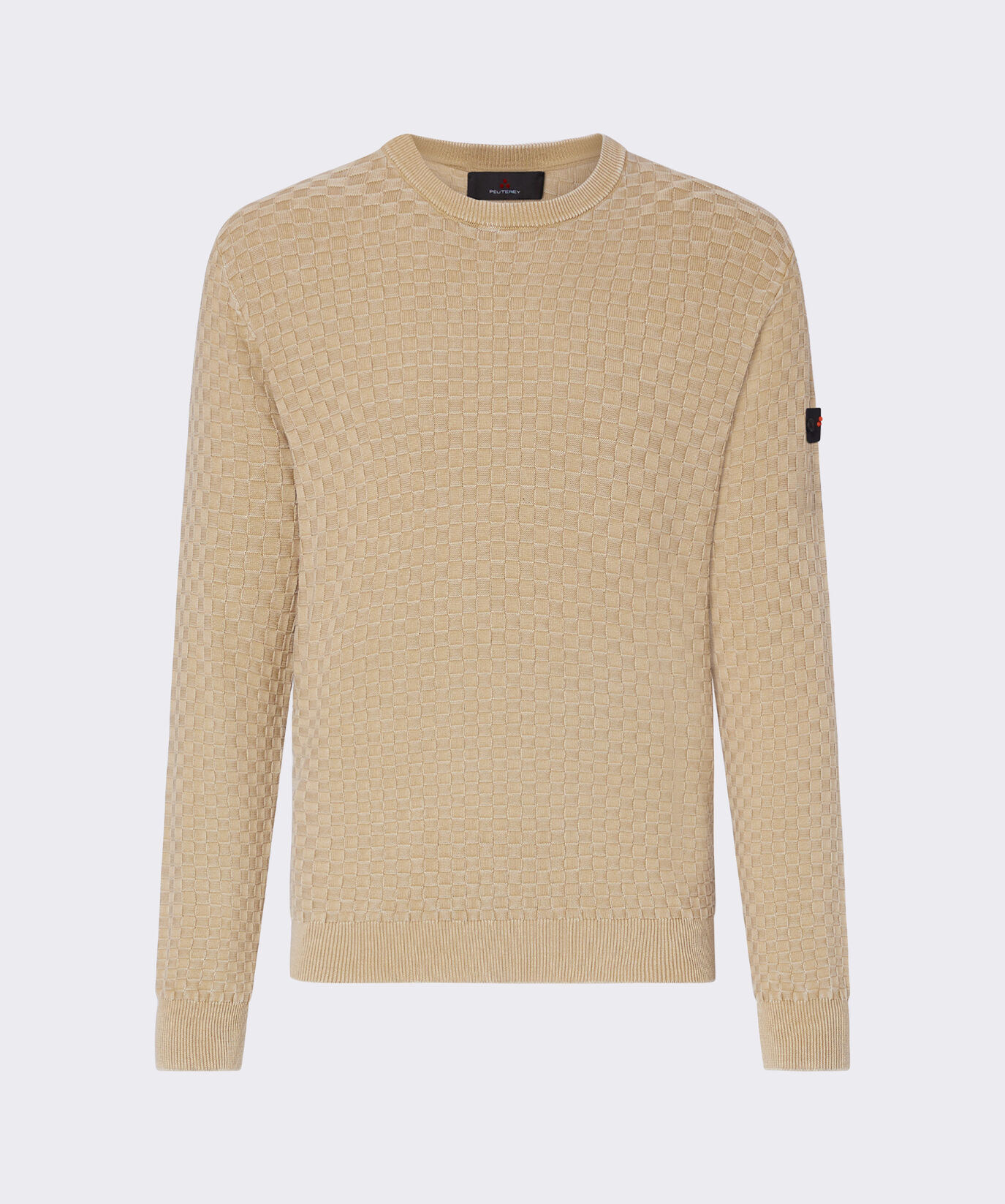 Pull avec construction g&eacute;om&eacute;trique  Peuterey - large