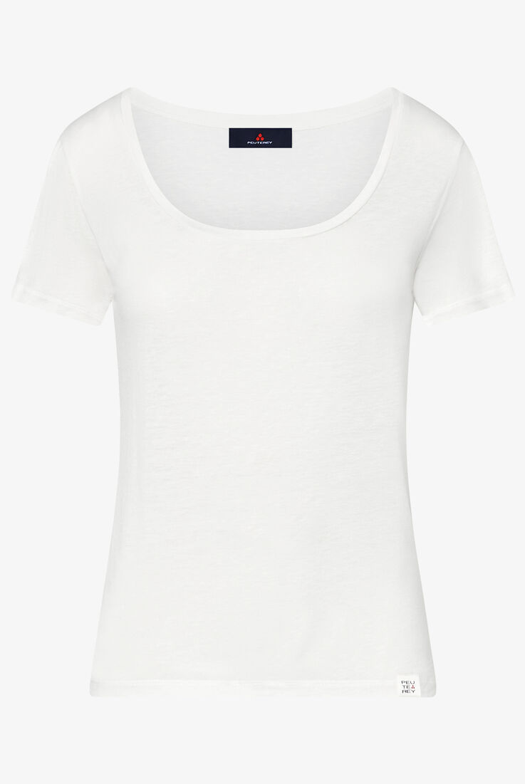 Camiseta en mezcla de lino  Peuterey - still-fondo-neutro
