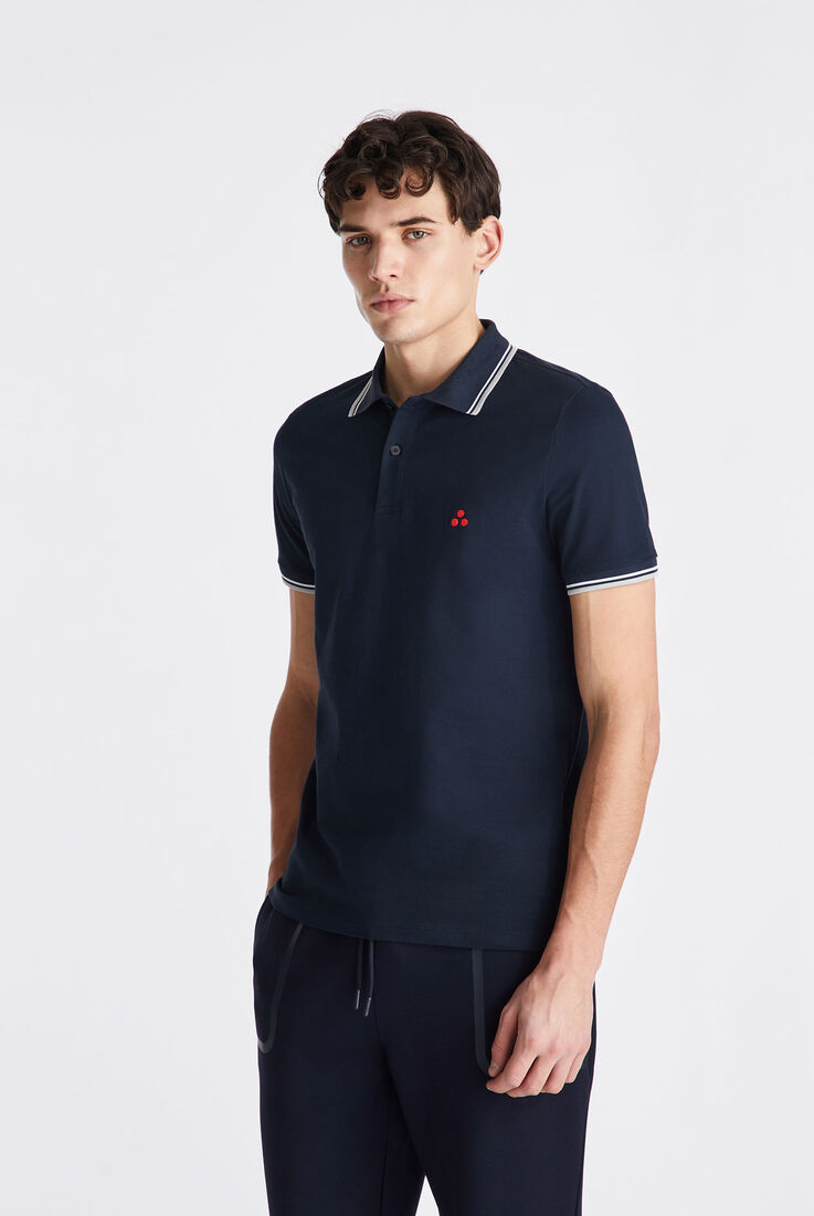 Stretch cotton pique polo shirt  Peuterey - medium