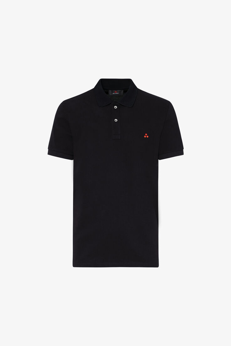 Polo in cotone piqu&eacute; con logo ricamato  Peuterey - still-fondo-neutro