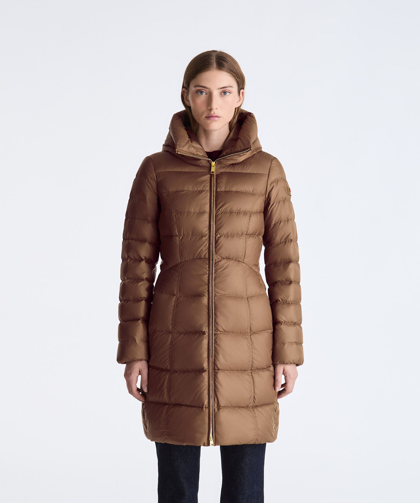 Long Down Jacket with Contoured Quilting  Peuterey - large image number 1