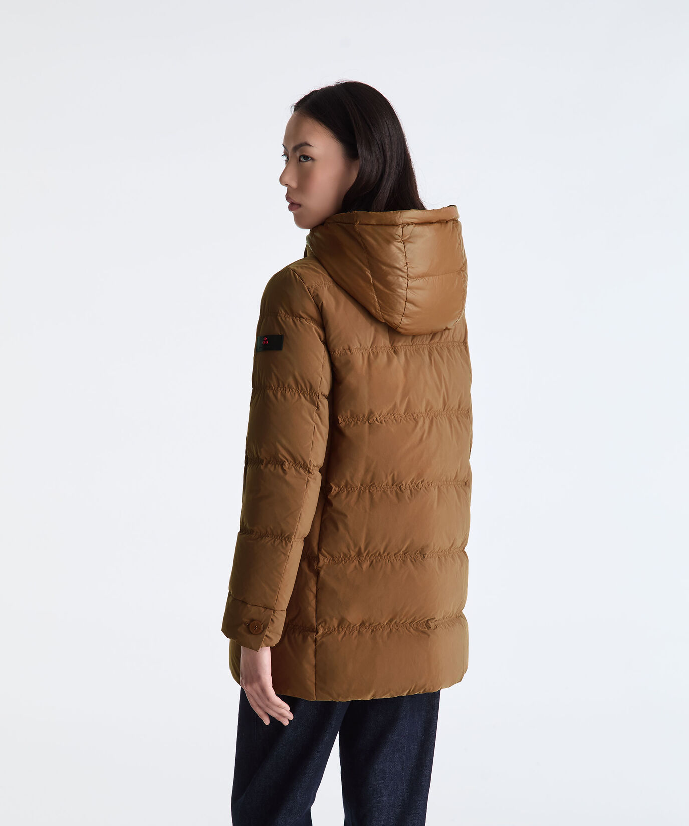 Down jacket with contrasting hood  Peuterey - large