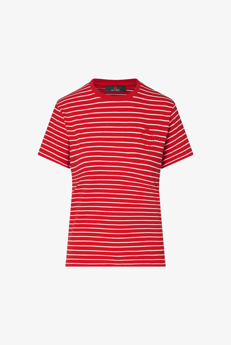 T-shirt a righe in cotone  Peuterey - still-fondo-neutro