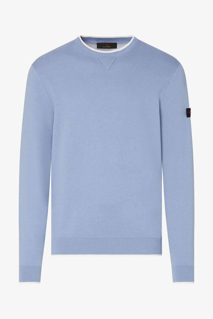 Jersey en mezcla de algod&oacute;n y nailon efecto felpa  Peuterey - still-fondo-neutro