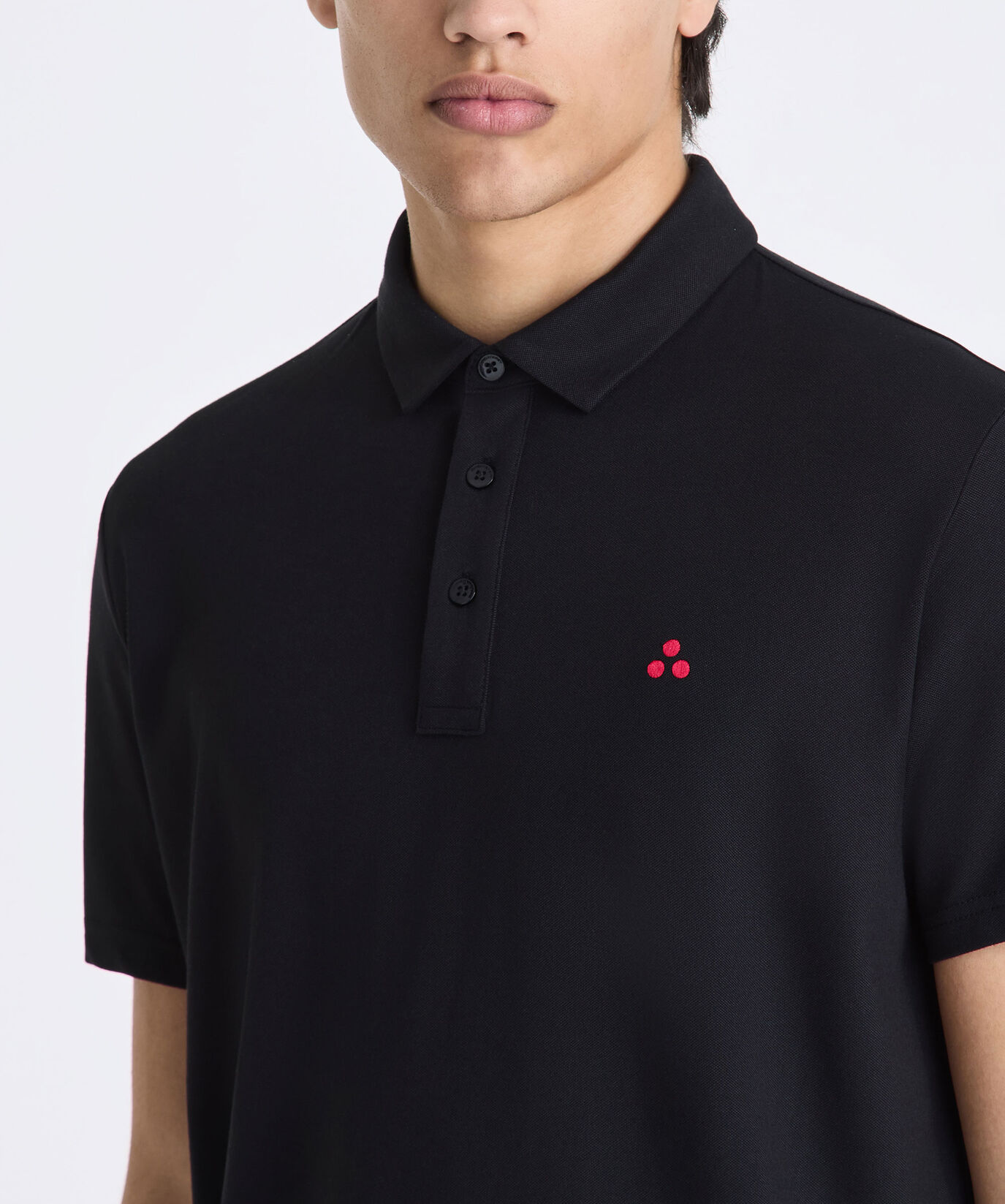 Stretch cotton pique polo shirt  Peuterey - large image number 2