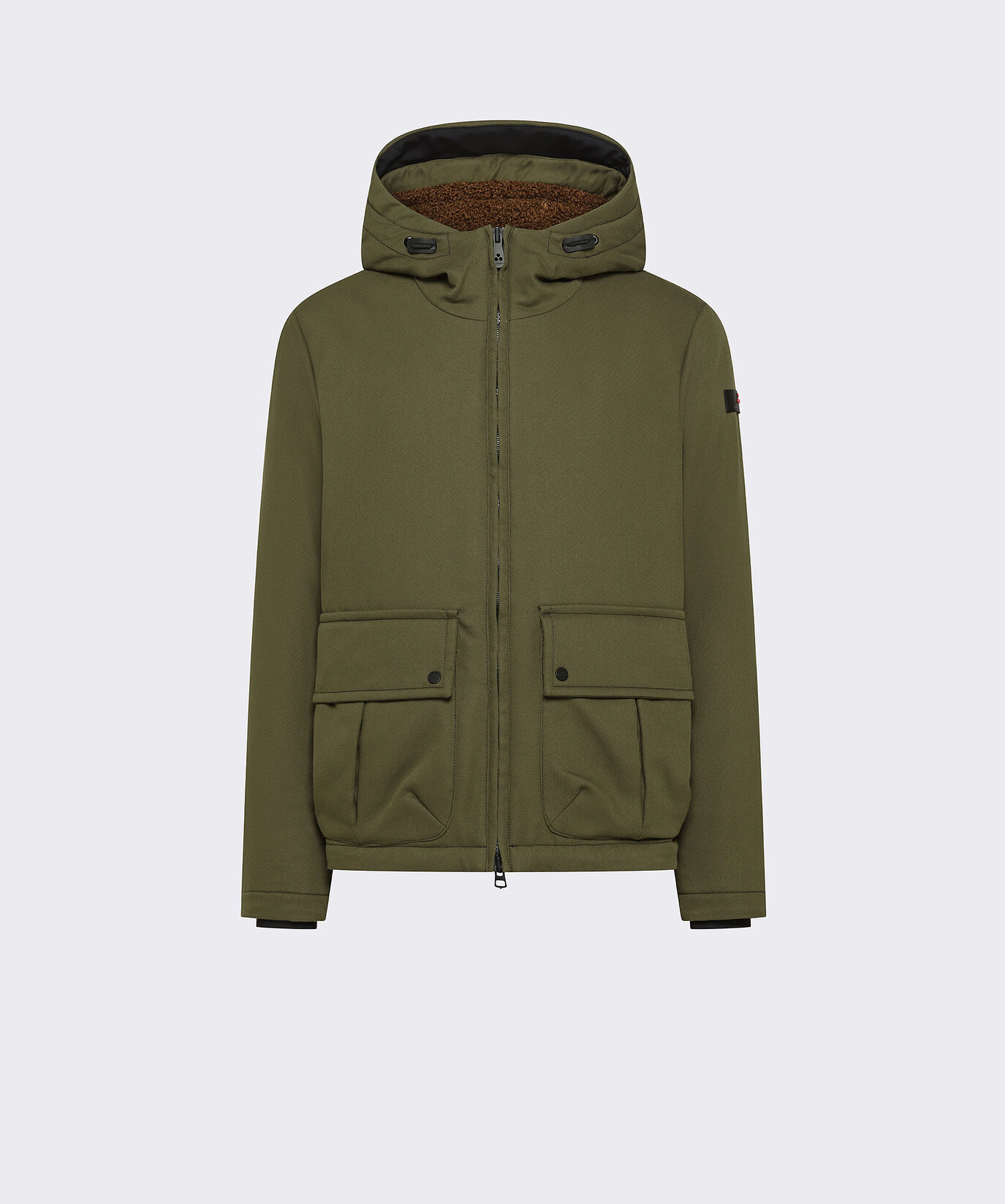 Jacke mit Kapuze aus Kunstfell  Peuterey - large