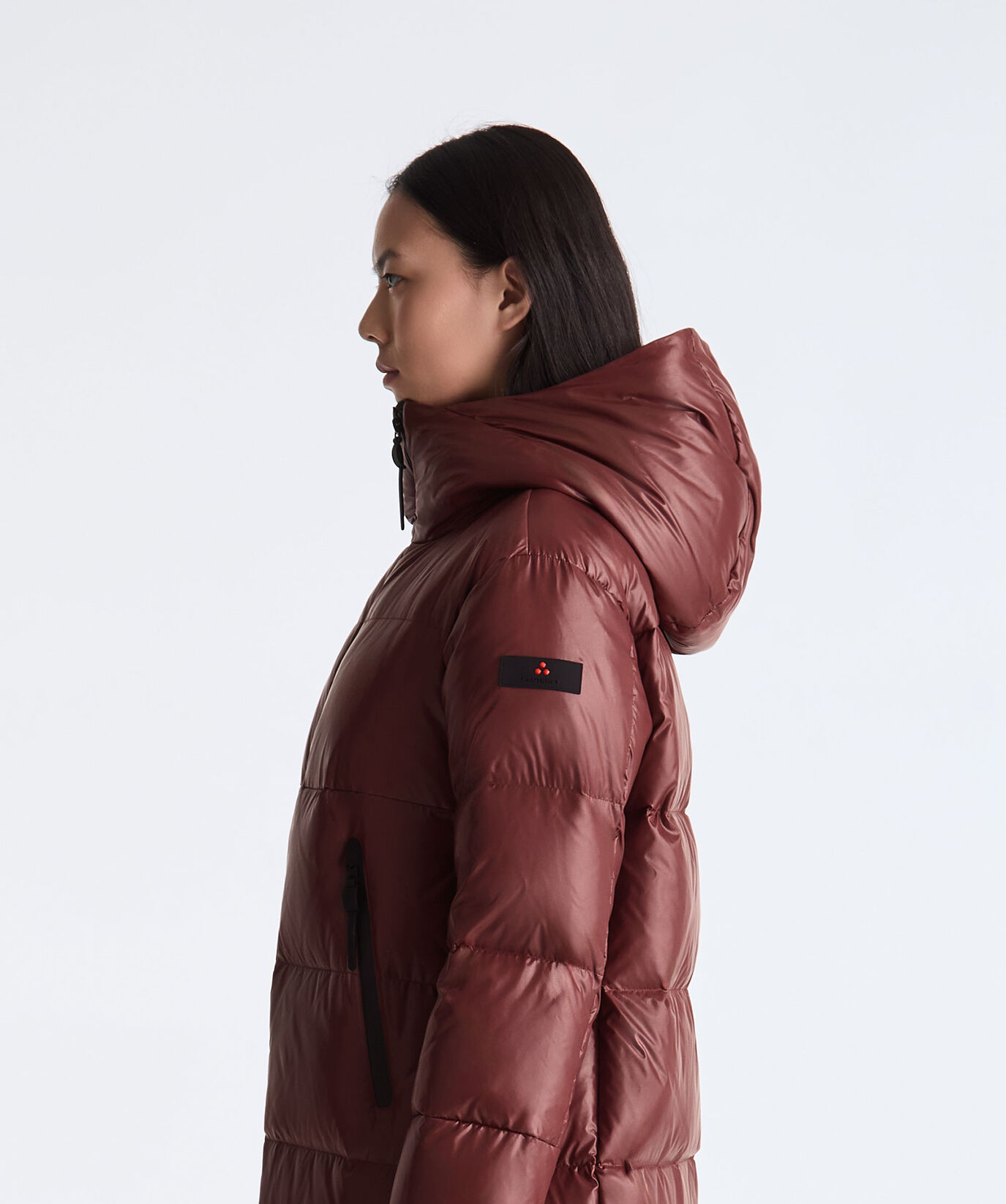 Long Shiny Nylon Down Jacket  Peuterey - large
