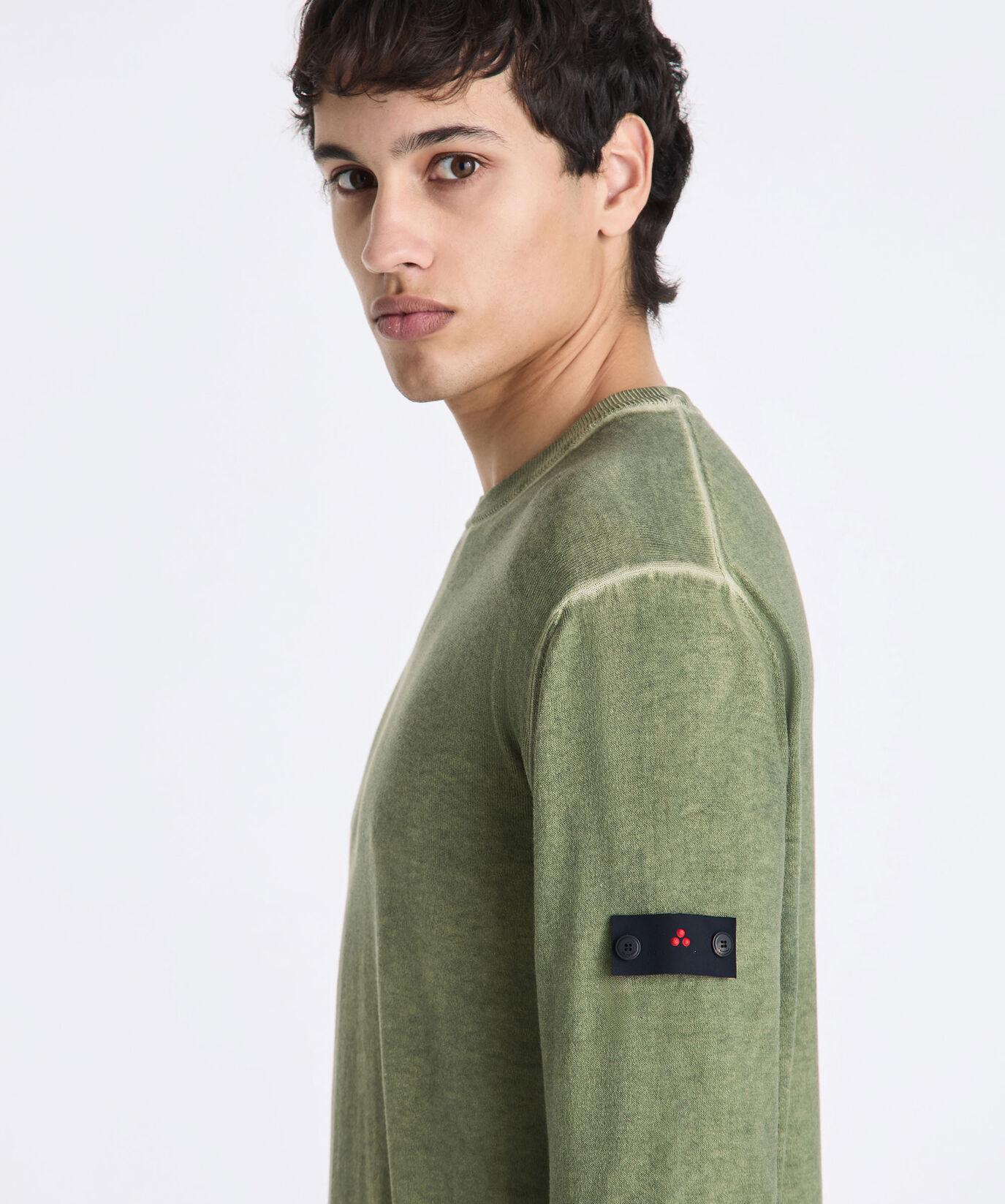 Garment-dyed cotton knit sweater  Peuterey - large image number 2