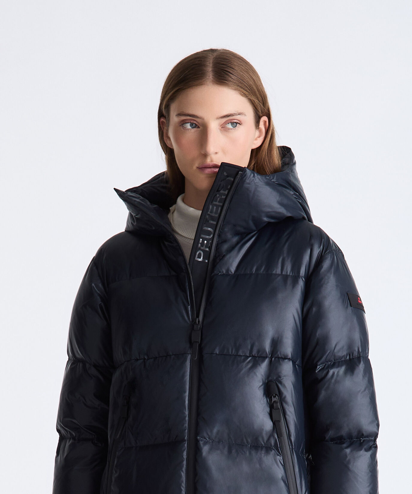Long Shiny Nylon Down Jacket  Peuterey - large