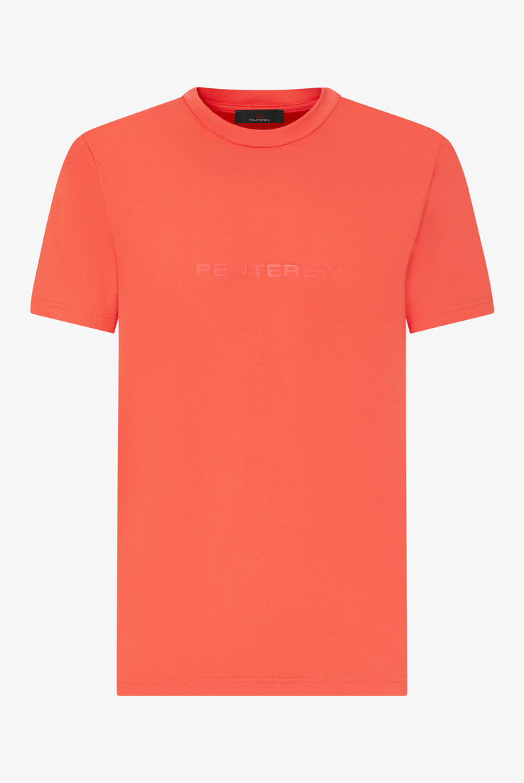 T-shirt with heat-taped lettering  Peuterey - still-fondo-neutro