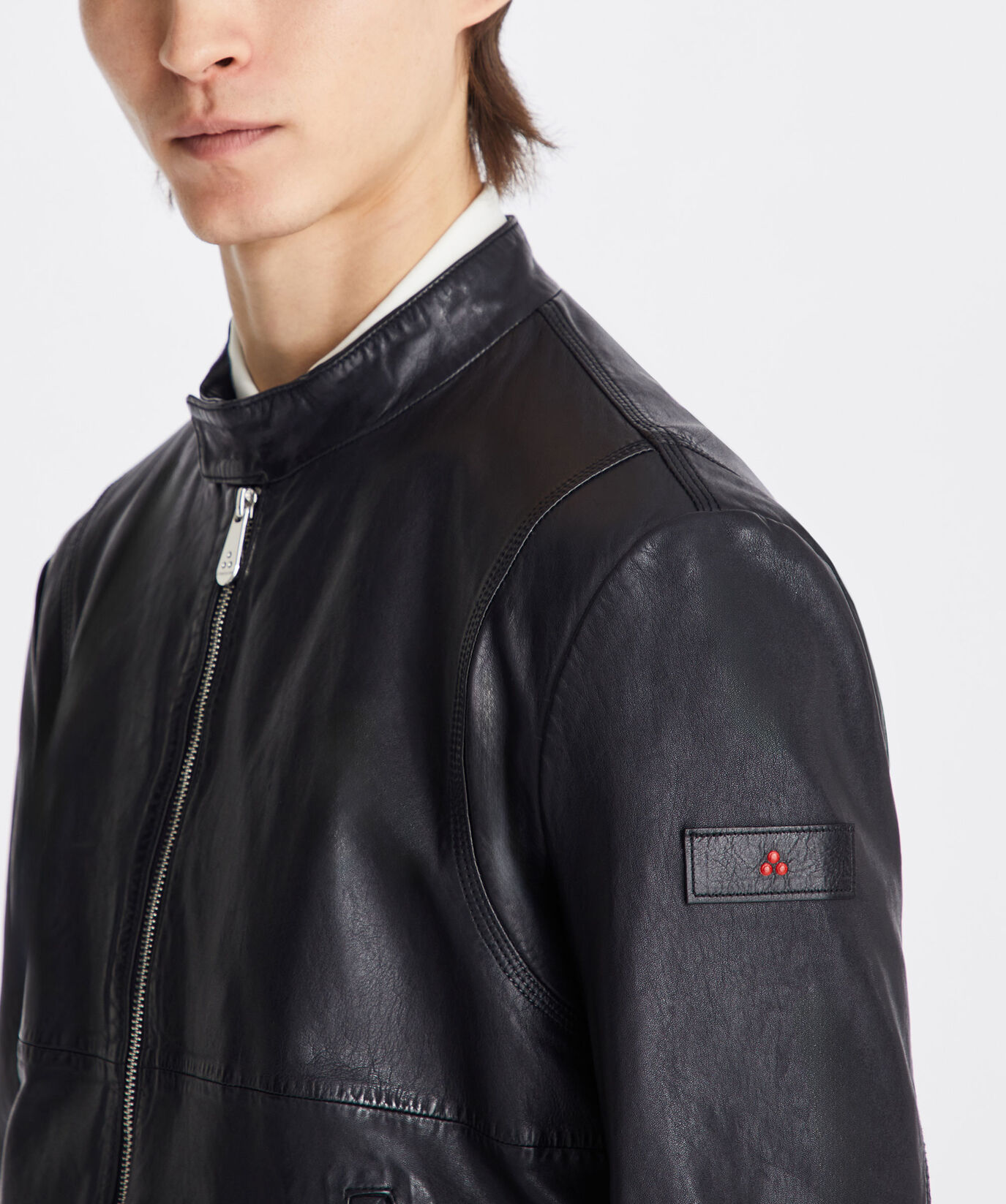 Blouson en cuir nappa teint  Peuterey - large