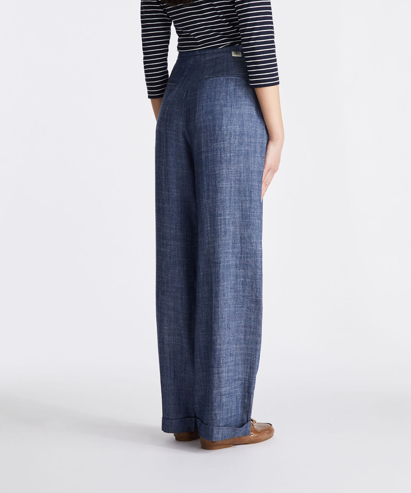 Lyocel and linen blend denim trousers  Peuterey - large