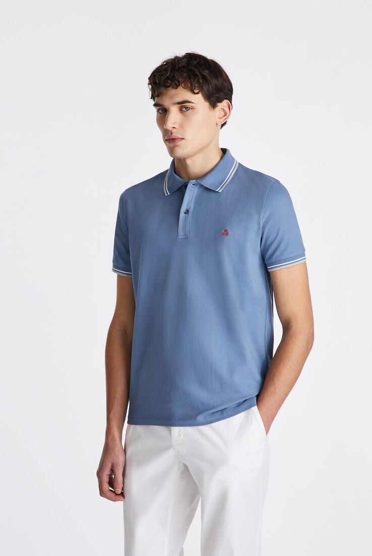 Polo de piqu&eacute; de algod&oacute;n el&aacute;stico  Peuterey - medium