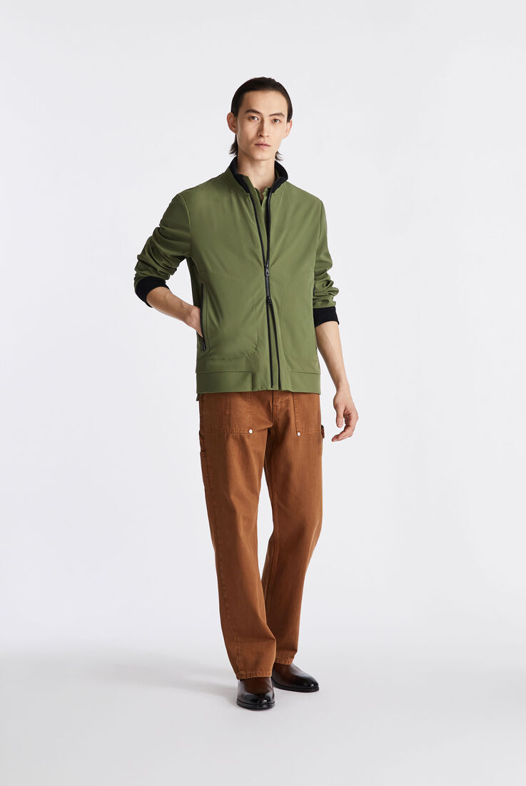 Blouson bomber avec d&eacute;tails noirs contrast&eacute;s  Peuterey - medium