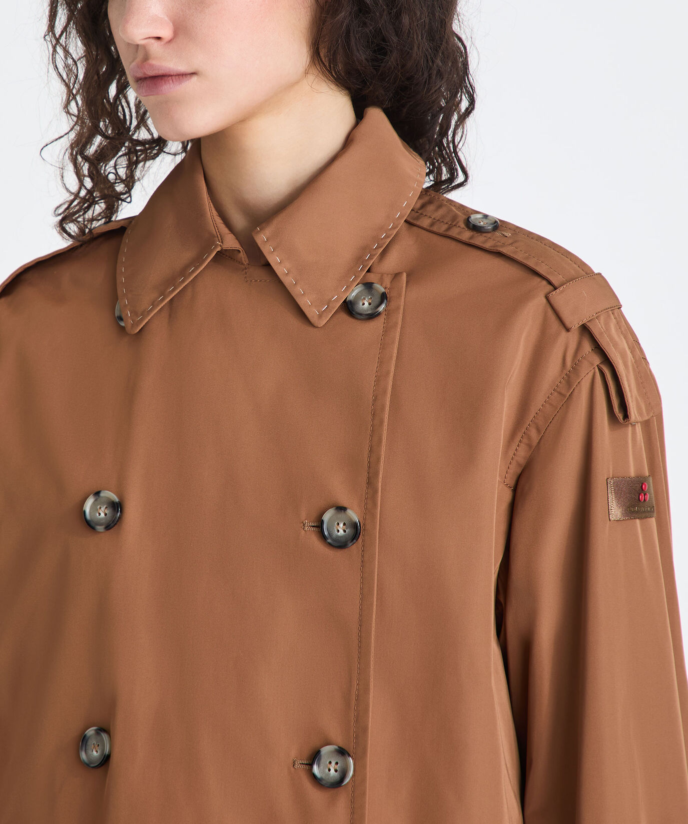 Short double-breasted trench coat  Peuterey - large image number 2