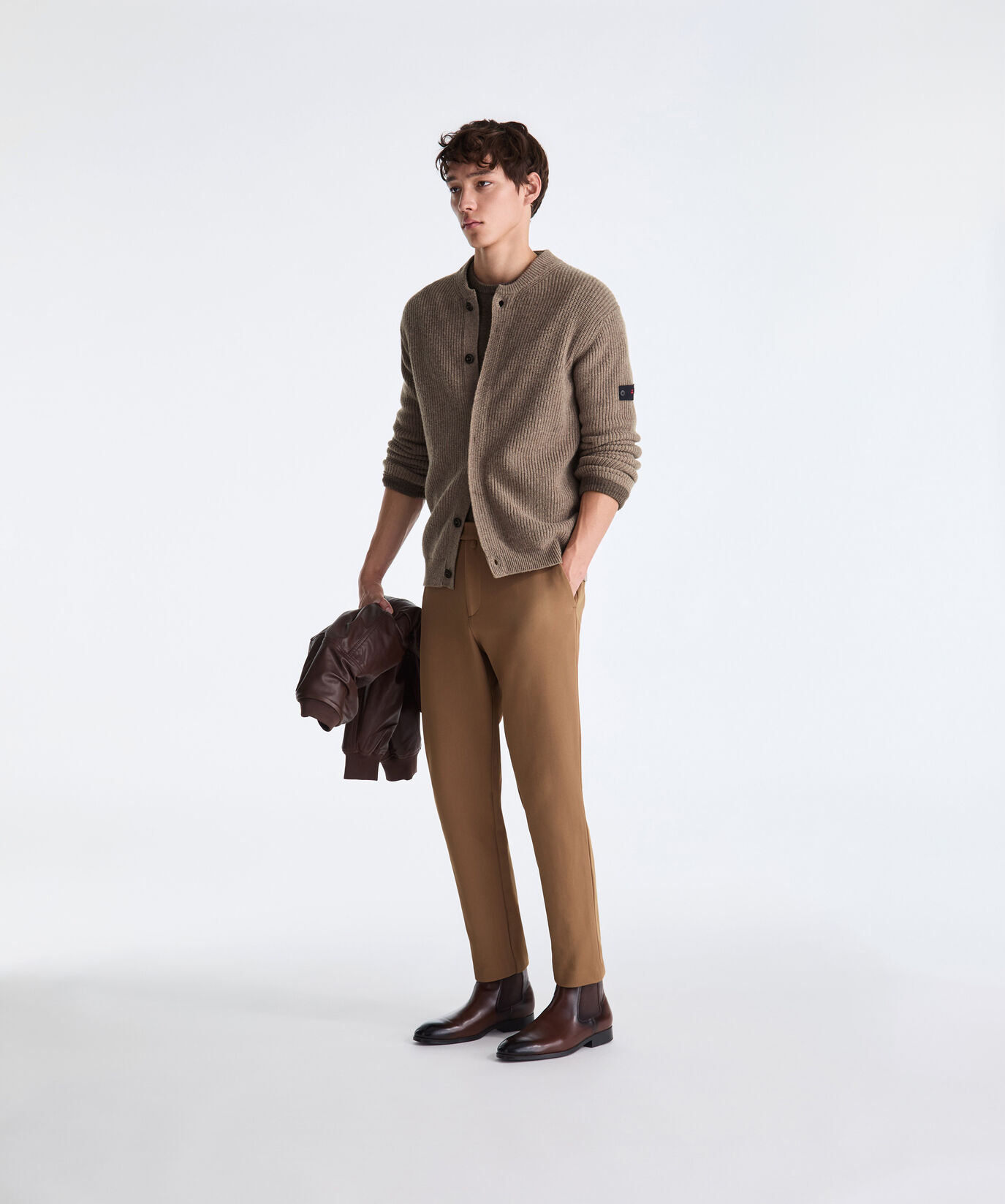 Stretch Nylon Jersey Trousers  Peuterey - large image number 0