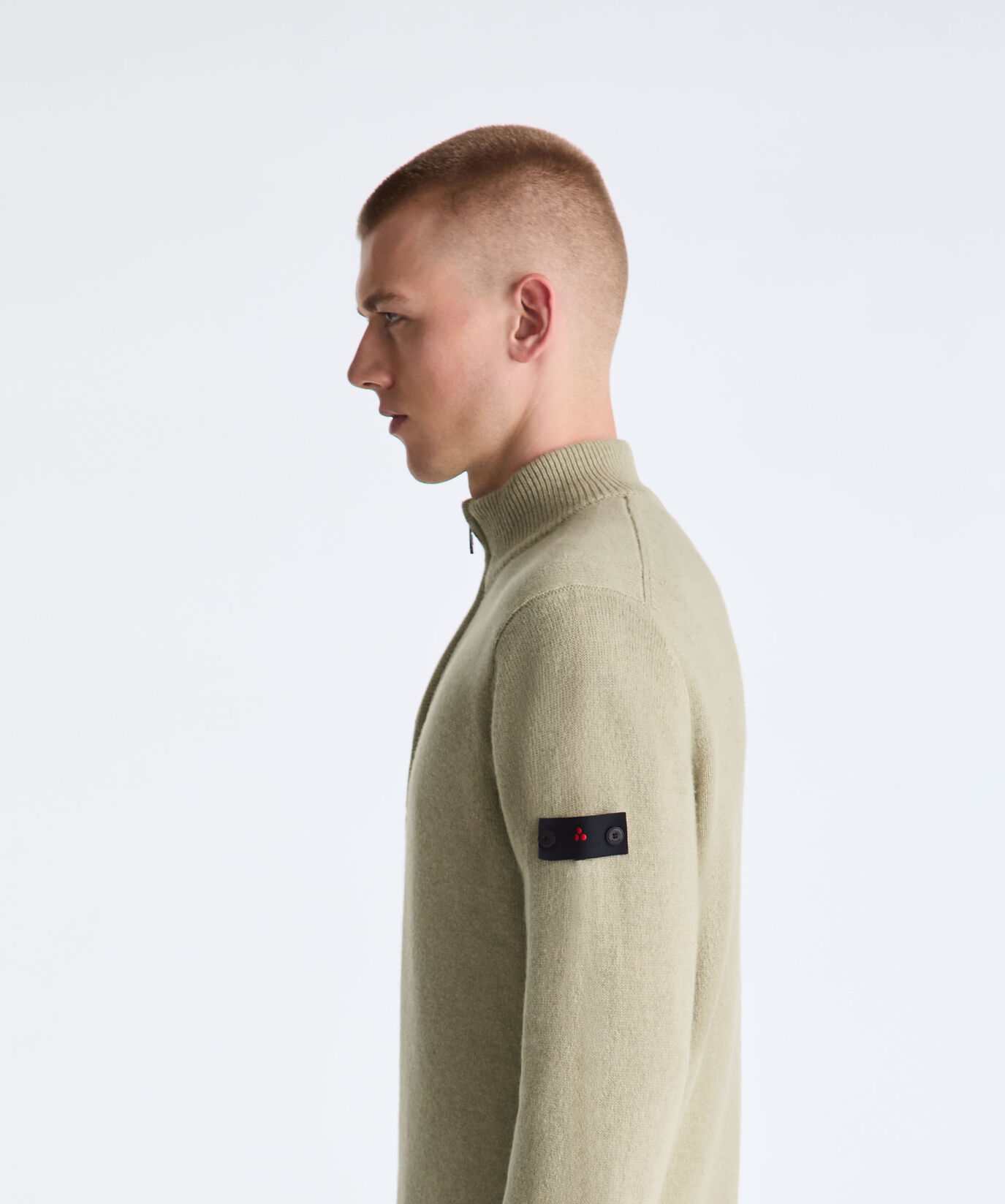 Yak Wool Sweater with Half Zip  Peuterey - large