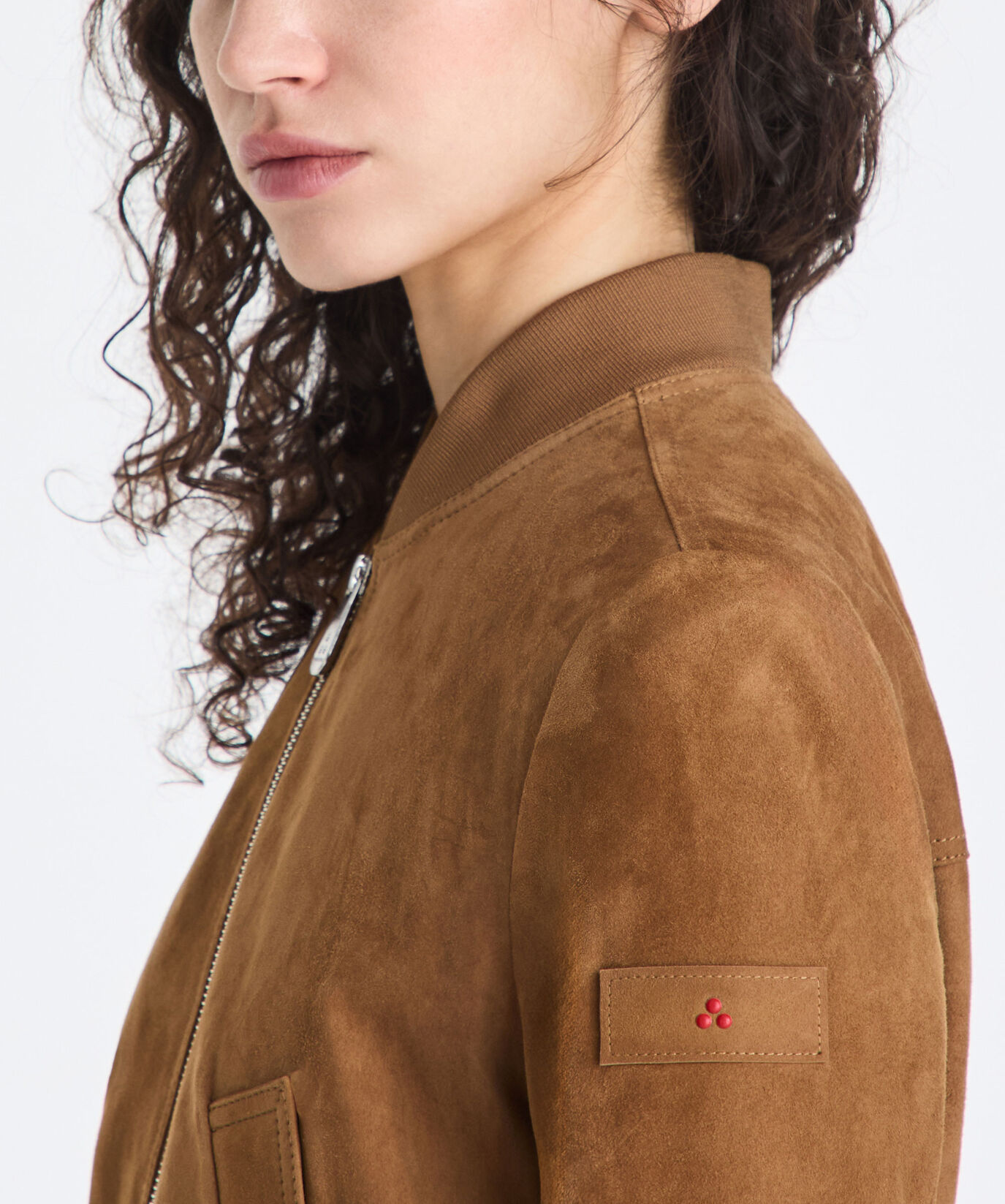 Kurze Bomberjacke aus Wildleder  Peuterey - large