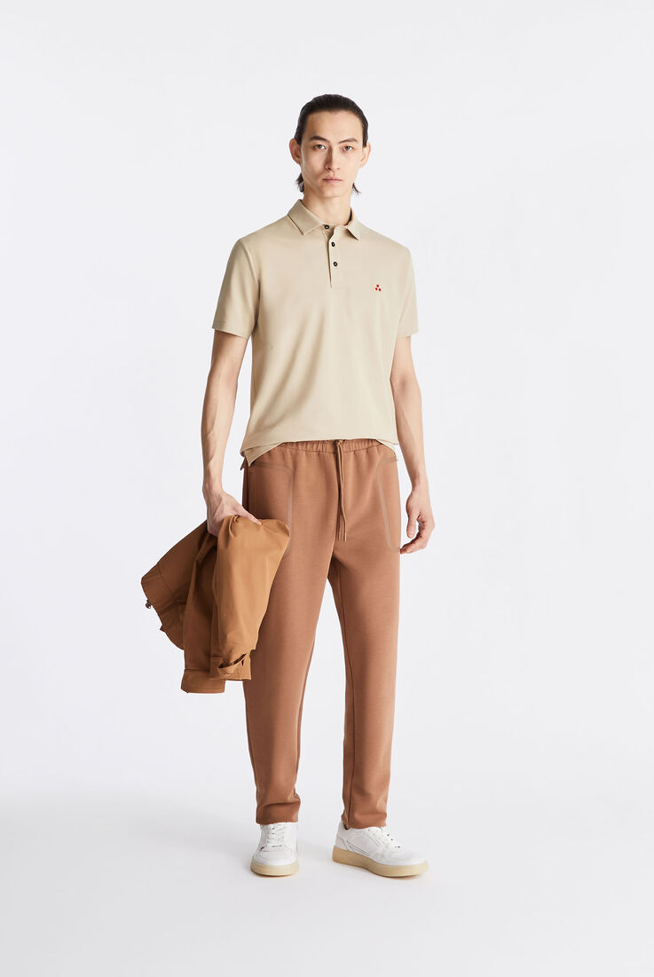 Polo en piqu&eacute; stretch de coton  Peuterey - medium